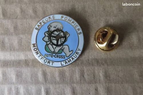 Pin'S Sapeurs Pompiers Monfort L'Amaury
