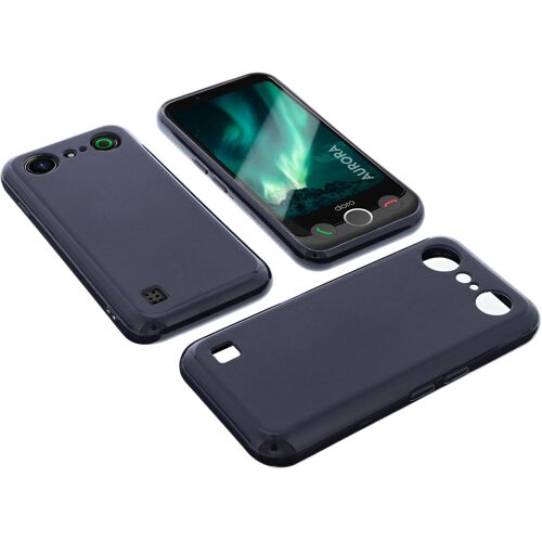 ELVORIX-Coque Compatible avec Doro Aurora A10 / A11 Protection Noir Pochette Caoutchouc TPU téléphone Smartphone Bumper