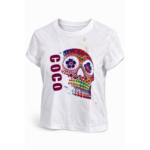 T-Shirt Blanc Coco Disney Taille 10 Ans