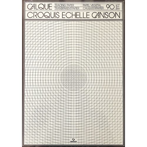 Papier Calque Pour Dessin Technique, A4, 90 G/M2 Canson