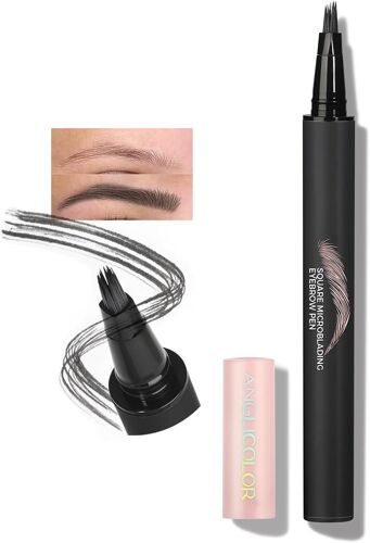 Kalanka-Crayon À Sourcils¿ Texture Réaliste Semblable À Celle Des Poils, Crayon Sourcils Microblading,Application Facile,Résistant À L'eau Et Aux Bavures,Tenue 24 Heures. (#03) 