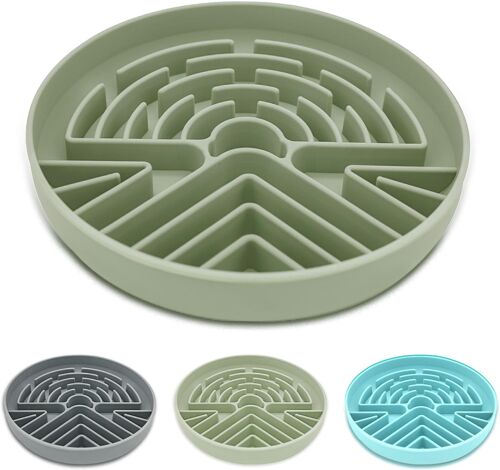 Kalanka-Gamelle À Alimentation Lente Pour Chiens De Grande Et Petite Taille, Anti-Étouffement Avec Base Antidérapante, Bol Interactif Pour Manger Lentement Pour Animaux De Compagnie, Bol