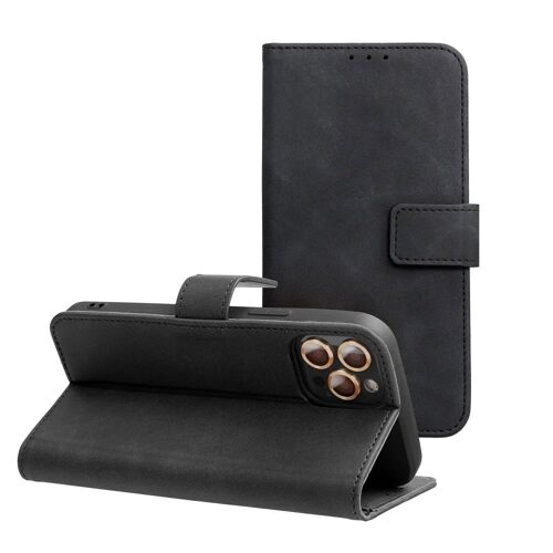 Etui type portefeuille Xiaomi Redmi Note 15 Pro(4G) noir avec rabat latéral fonction stand