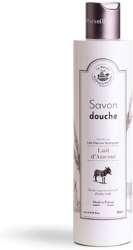 Kalanka-Savon De Douche Au Lait D'anesse - Pour La Douche Enrichi Au Lait D'ânesse - 250ml 