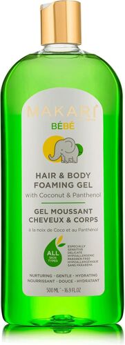 Kalanka-Makari - Gel Moussant Corps Et Cheveux Bébé - 500 Ml 