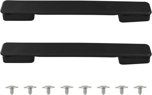KALANKA-Lot de 2 poignées de valise de rechange, 20 cm/7,9"" poignée de valise en plastique avec 8 vis, poignées de traction ergonomiques pour valise de voyage à bagages, poignée de rechange (057)