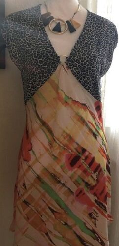 Robe Bi-Matières T 44 (Soie) Marc Cain À - 50% Neuve