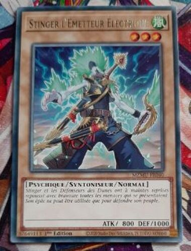 Yu Gi Oh Mzmu Fr040 Stinger L'Emetteur Electrique Rare