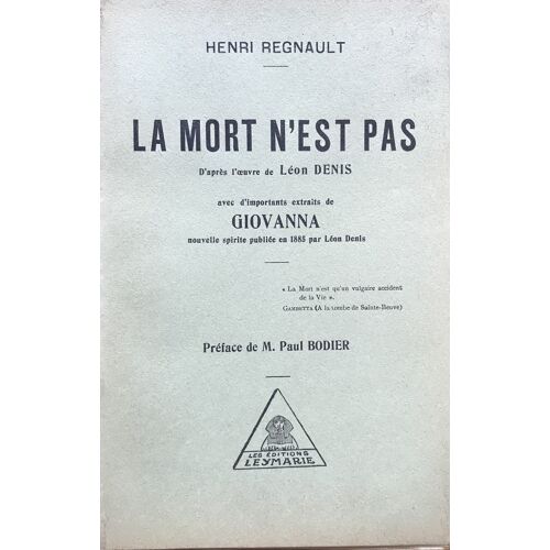 La Mort N'Est Pas.