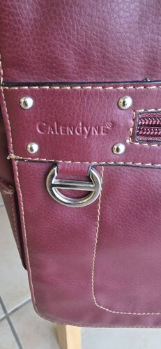 Sac à main bandoulière CALENDYNE - Bordeaux - Très bon état