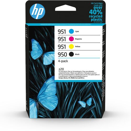 HP 950/951 (6ZC65AE) Pack de 4 cartouches Noir, Cyan, Jaune Et Magenta authentiques