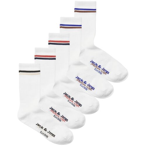 Jack & Jones 12295158_2206_1263630 Chaussette Blanc - One Size