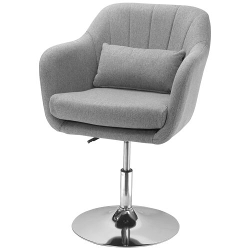 Fauteuil lounge design grand confort coussins lombaires hauteur réglable pivotant 360° piètement métal ch