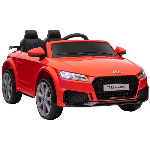 Véhicule Électrique Enfant Tt Rs 12 V 35 W V. Max. 3 Km/H Télécommande Effets Sonores + Lumineux Rouge
