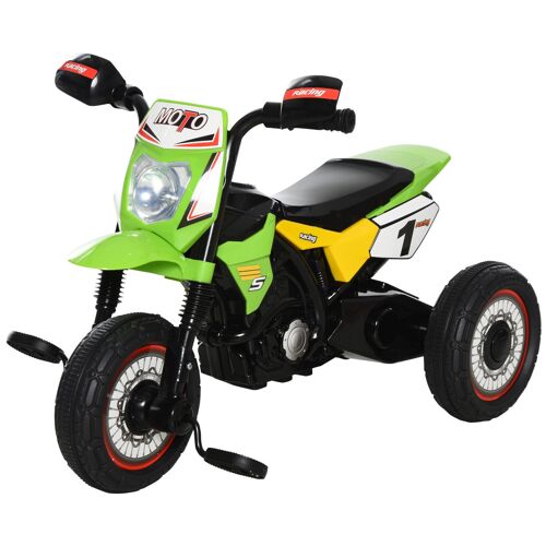 Tricycle Enfants Moto Cross Effets Musicaux Et Lumineux Coffre Rangement