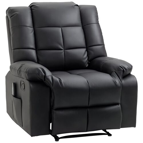 Fauteuil Luxe De Relaxation Et Massage Réglable Revêtement Pu