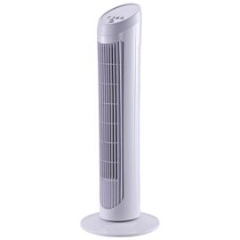 Homcom Ventilateur Colonne Tour Oscillant Silencieux 45 W 3 Vitesses 27l X 27l X 75h Cm Blanc