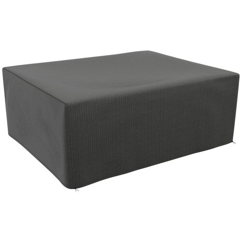 Housse De Protection Mobilier De Jardin Bâche Étanche Anti-Uv Pe Haute Densité Gris