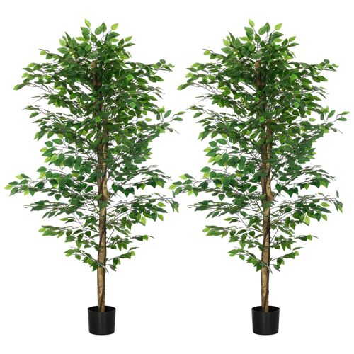 Ficus Arbre Artificiel Hauteur 1,8 M Artificiel Vert