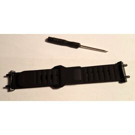 Bracelet De Montre En Silicone Noir