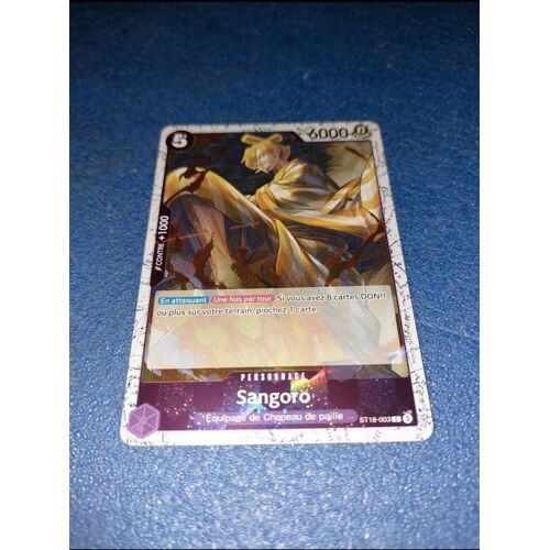 Sangoro Holo Foil St18 003 Carte Card One Piece