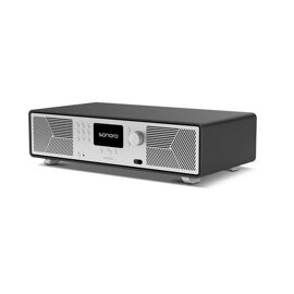 Chaine HiFi Sonoro Système tout-en-un AVATON, Graphite (mat) - argent