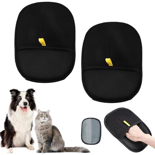 Kalanka-2 Gants Anti-Poils D'animaux, Gants Anti-Poils D'animaux, Gants Anti-Poils De Chien/Chat, Pour Enlever Les Poils D'animaux Des Vêtements, Des Meubles Et Des Sièges De Voiture