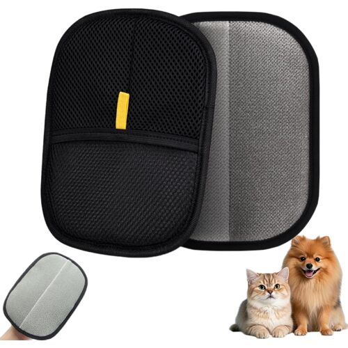 Kalanka-2 Pièces Gant Anti Poils Animaux, Réutilisable Gant Brosse Poil Chat, Toilettage Gant Pour Enlever Les Poil De Chat Et Chien, Pet Hair Remover Glove Pour Canapés,Vêtements, Meubles, Tapis