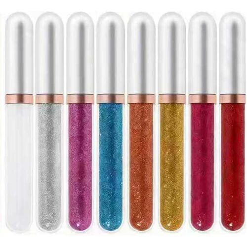 Kalanka-Ensemble Liquide D'eye-Liner De Diamant De Paillettes De 8 Couleurs, Kit De Maquillage De Stylo Liquide D'eye-Liner Métallique Brillant Imperméable De Longue Durée (# 03) 