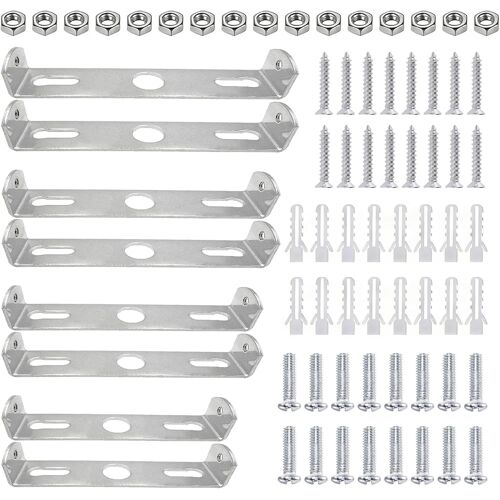 KALANKA-8 Pièces Support de Fixation Plafonnier, 80/90/100/110 mm Kit de Support de Fixation Universel, Supports Applique Murale, pour Plafonnier de Bureau à Domicile Suspensions Mur Lumière