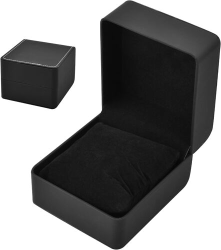 Kalanka-Boite A Montre En Cuir Pu Boîte À Montre Avec Oreiller Boîte De Boîtier De Montre Coffret À Montres Étui À Montre Boîte Cadeau Pour Étui Pour Montres Célibataire Pour Homme Femme (Noir)