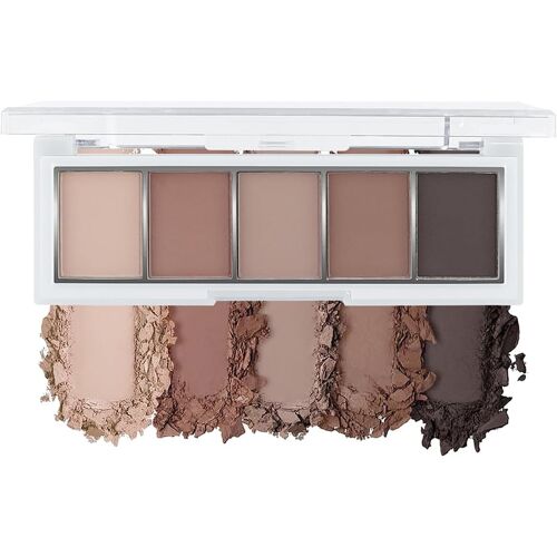 Kalanka-Palette D'ombres À Paupières Neutres Nude-Brun, 5 Teintes Mates De Crème À Anthracite, Texture Lisse Et Mélangeable, Maquillage Des Yeux Naturel Au Glamour Smoky 