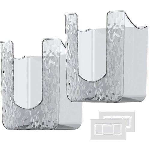 Kalanka-2 Pièces Boîtes De Rangement Pour Lingettes Humides Boîte De Lingettes Humides Distributeur De Lingettes Humides Mural Support De Mouchoirs Mural Pour Salle De Bain, Cuisine, Maison (Gris)