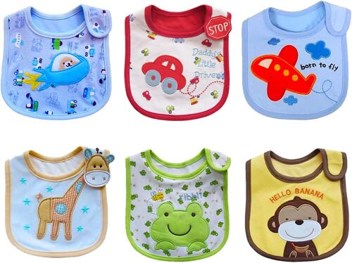 Kalanka-Bavoirs Bébé Imperméables Bavoir Etanche Imperméable Unisexe 0 Mois À 36 Mois 3 Ans Waterproof