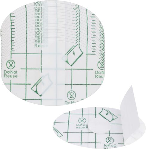 Kalanka-Cache Oreille Piscine Enfant, 100 Pièces Autocollants Oreilles Étanches De Bébé, Protège-Oreilles Bain Sûr Pour Natation Douche Surf, Transparents Ultra Fins Étanche Efficace Protection, 6.8×