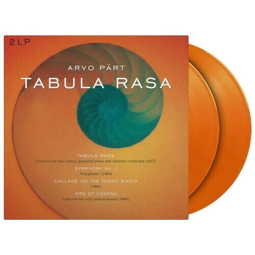 Arvo Part - Tabula Rasa / Symphony 1 / Collage On A Theme B-A-C-H / Pro Et Contra - Ltd 180gm Orange Vinyl [Vinyl Lp] Colored Vinyl, Ltd Ed, 180 Gram, Orange, Holland - Import