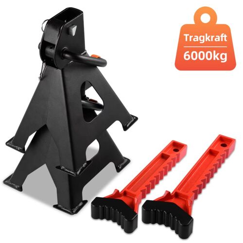 Paire de chandelles voiture 6 tonnes support de levage sécurité