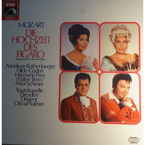 Mozart: Die Hochzeit Des Figaro (Gesamtaufnahme, Deutsch) [Vinyl Schallplatte] [3 Lp Box-Set]