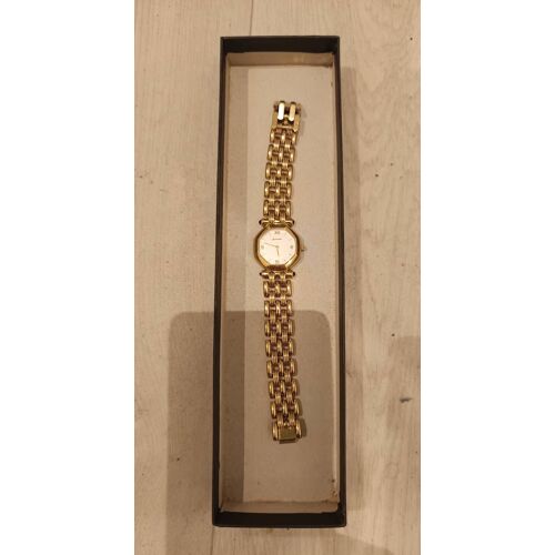 Montre Quartz Quantième Paris Dorée