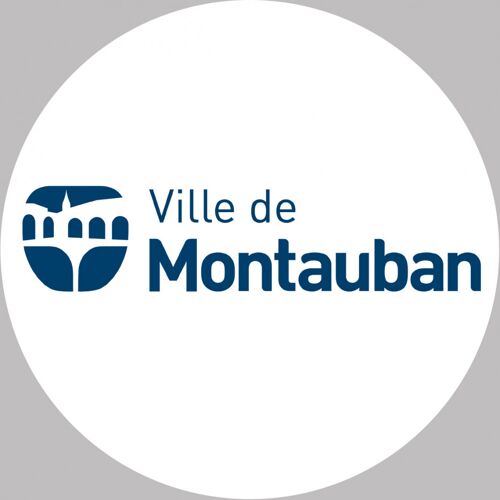 Montauban - 15x15cm - Sticker/Autocollant