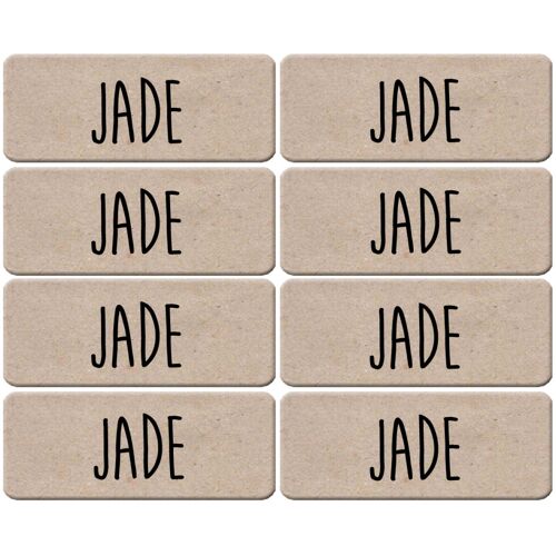 Prénom Jade - 8 Stickers De 5x2cm - Sticker/Autocollant