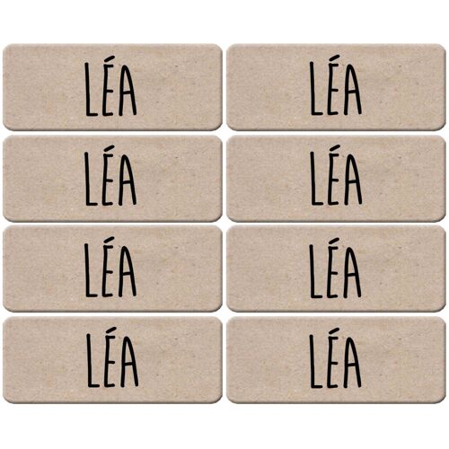 Prénom Léa - 8 Stickers De 5x2cm - Sticker/Autocollant