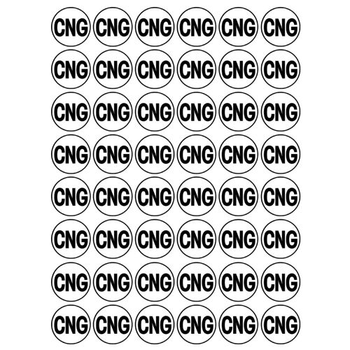 Série Cng - 48 Stickers De 2.8cm - Sticker/Autocollant