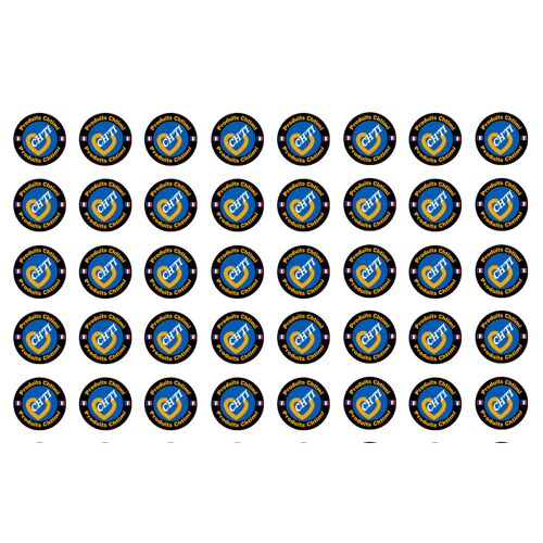 Produits Chtimi - 40 Stickers De 2cm - Sticker/Autocollant