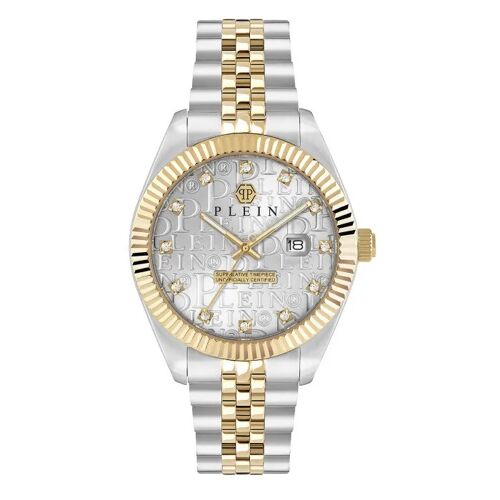 Montre Homme Philipp Plein Date Superlative - Acier Doré Et Cadran Noir