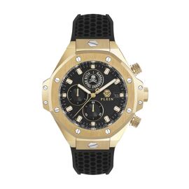 Montre Homme Philipp Plein Chrono Royal - Chronographe Et Silicone Noir