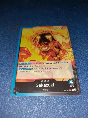 Sakazuki Op05 041 Carte Card One Piece