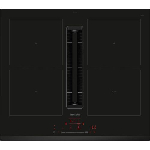 Siemens iQ500 ED631HQ26E plaque Noir Intégré 60 cm Plaque avec zone à induction 4 zones Hotte intégrée