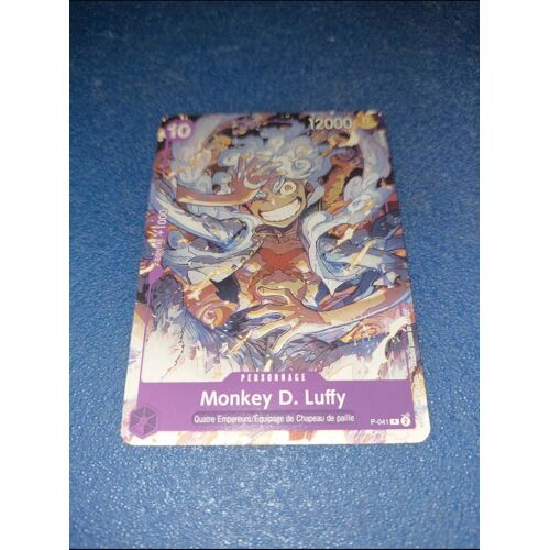 Monkey D Luffy P 041 Carte Card One Piece