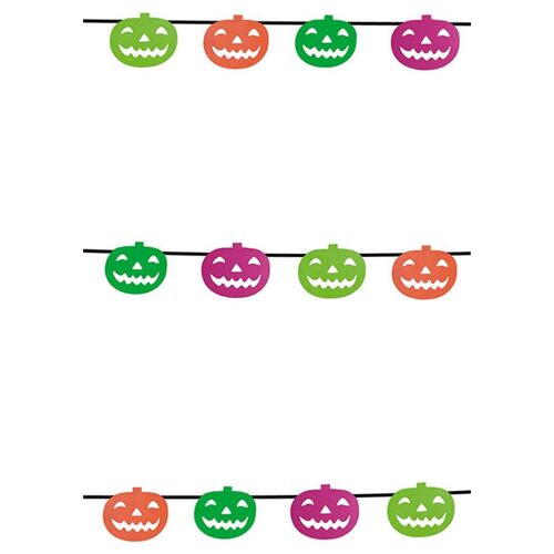 Rubies Guirlande Néon Citrouille